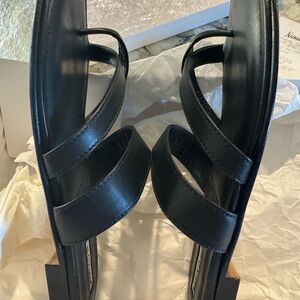 Manolo Blahnik Black Sandals
